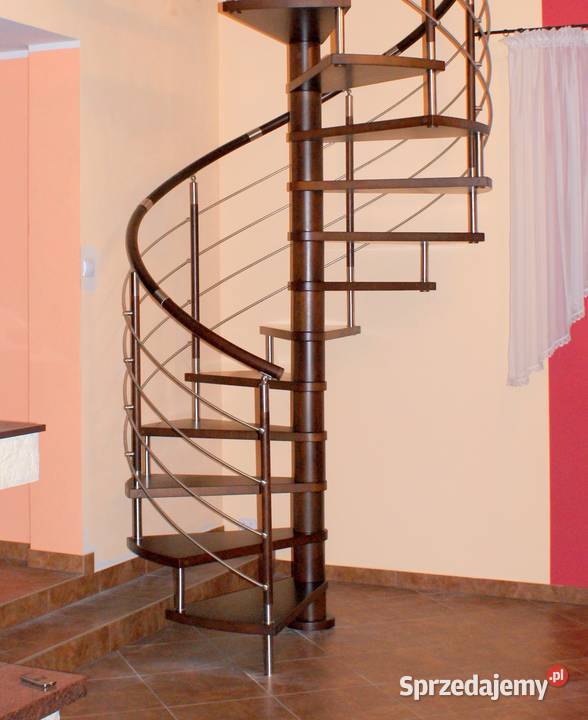 Schody spiralne DUDA model Venecja vertical 03 Kościan