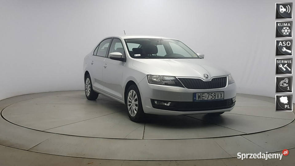 koda RAPID 10 TSI Ambition Z Polskiego Salonu gniazdo AUX mazowieckie