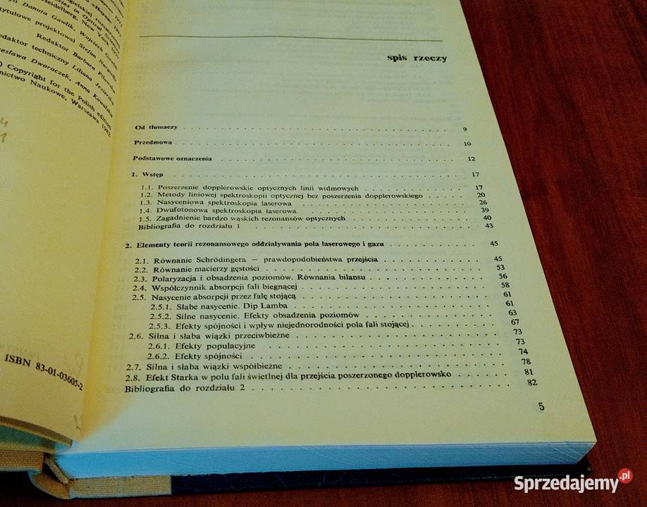 Nieliniowa spektroskopia laserowa Letochow ISBN 8301036052 Gdańsk