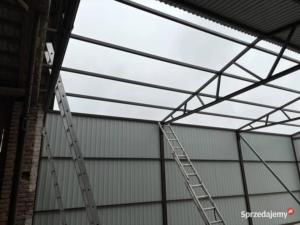 Duży Garaż BlaszanyWIATA HALA SchowekMagazyn łódzkie Skierniewice