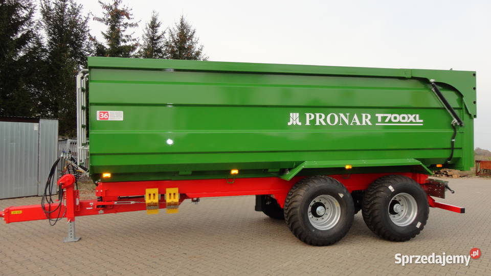 Przyczepa skorupowa rolnicza Pronar T700XL koła Wieluń sprzedam