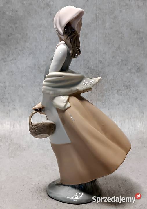 LLADRO seria NAO 237GM Zbieranie jajek Gathering Gdańsk