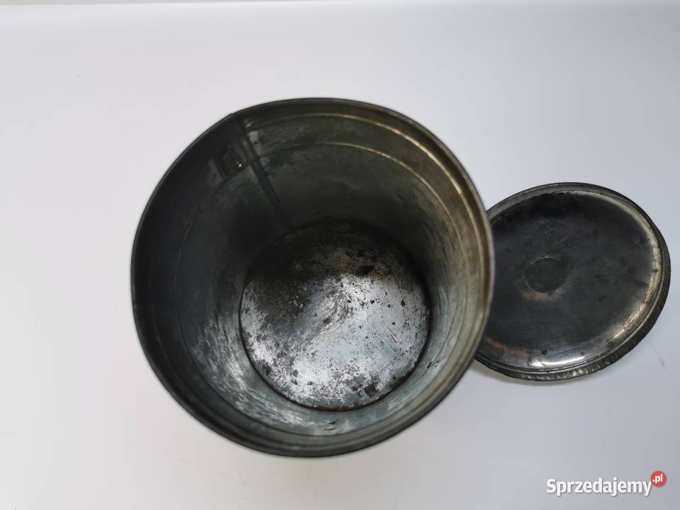 stara puszka na herbatę Pozostałe lubelskie