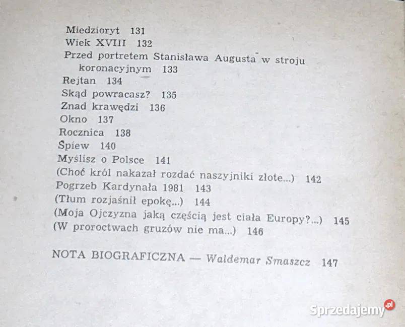 Poezje wybrane Wiesław Kazanecki Pozostałe Chełm sprzedam