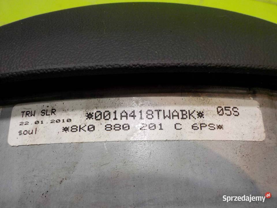 AUDI A4 B8 10r AIRBAG poduszka kierowcy Poduszki powietrzne Suków