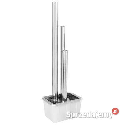 vidaXL Fontanna ogrodowa srebrna 48x34x153 stal Warszawa