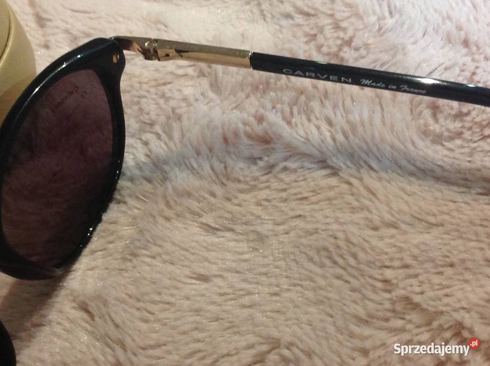 Okulary Przeciwsłoneczne Czarne Damskie CARVEN