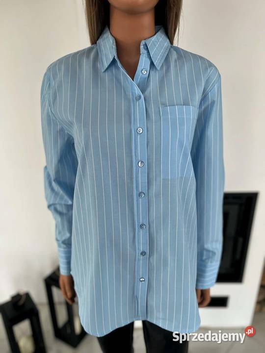 Niebieska koszula w paski Rainbow S 36 Augustówka sprzedam