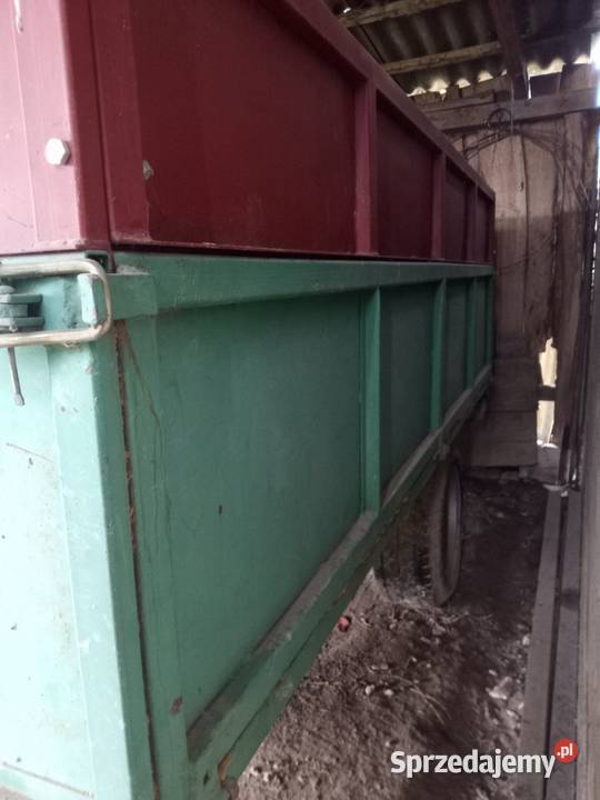 Przyczepa wywrotka 4t jednoosiowa nieuszkodzony Lublin