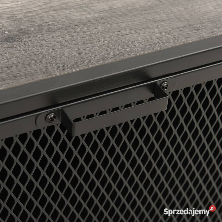 Szafka szara 72x36x82 metal i MDF WM335912 Dom i Ogród mazowieckie Warszawa