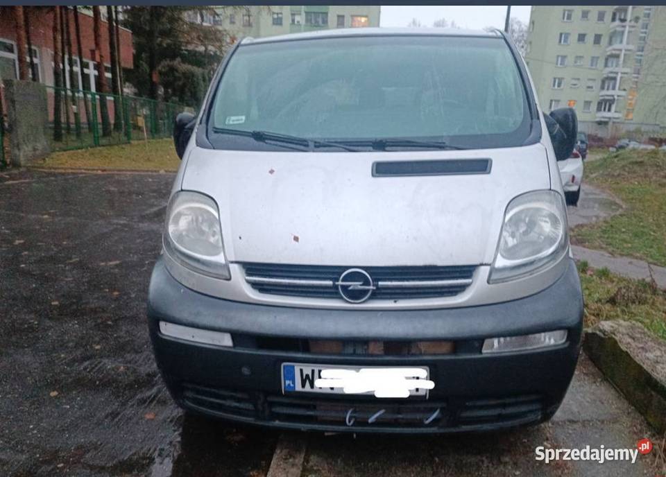 Opel Vivaro 19 TDI 2003r 6 osób 2700 dmc 288130km mazowieckie