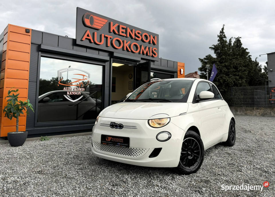 Fiat 500e Polski Salon Gwarancja baterii do 2031 kurtyny powietrzne kujawsko-pomorskie