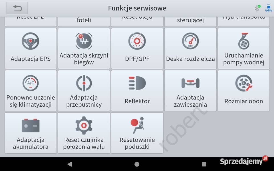 Interfejs Tester A30 A30M Anyscan XTOOL Android Siedlce
