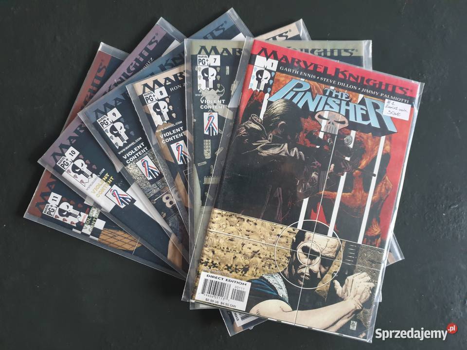 Marvel Knights The Punisher 6 oryginalnych sprzedam