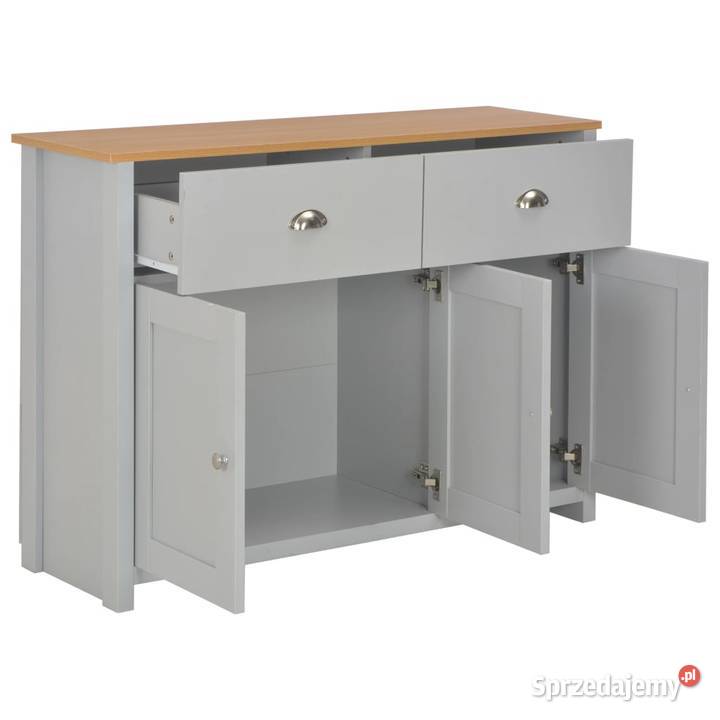 vidaXL Szafka szara 112 x 35 x 81 SKU283743 Szafki mazowieckie Warszawa