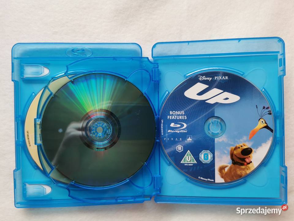Up Odlot Bluray DVD En 2009 3 Disc Edition animowany łódzkie Wytrzyszczki