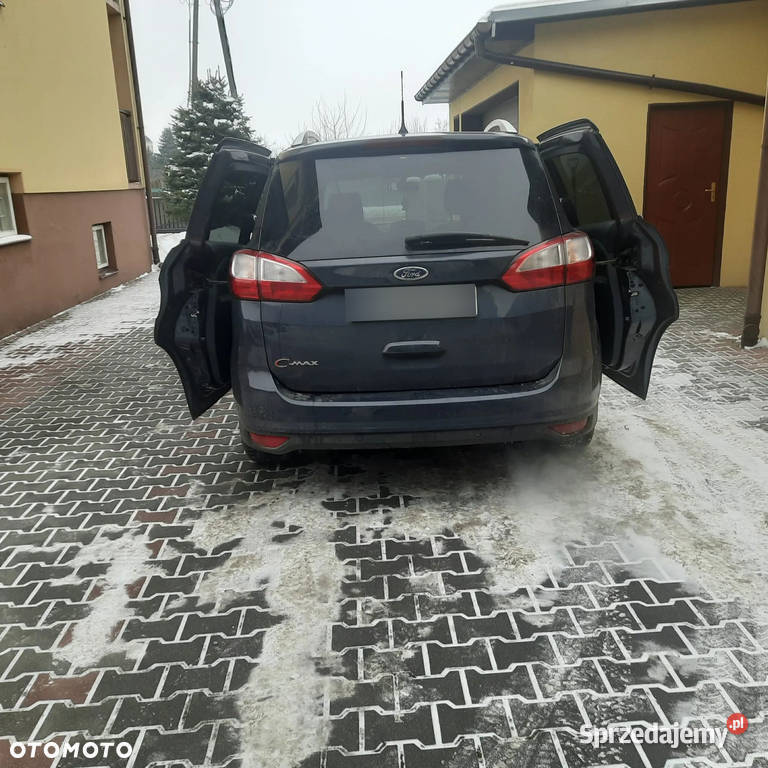 Ford GRAND C II 2012r 20TDCI 140 Delikatnie uszk podgrzewane fotele