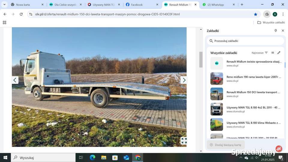 Renault Midlum Renault Midlum 10150 DMC 10t Rok produkcji 2002 lubelskie Biskupice