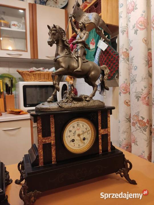 stary francuski zegar figuralny olbrzym Gorzów Wielkopolski
