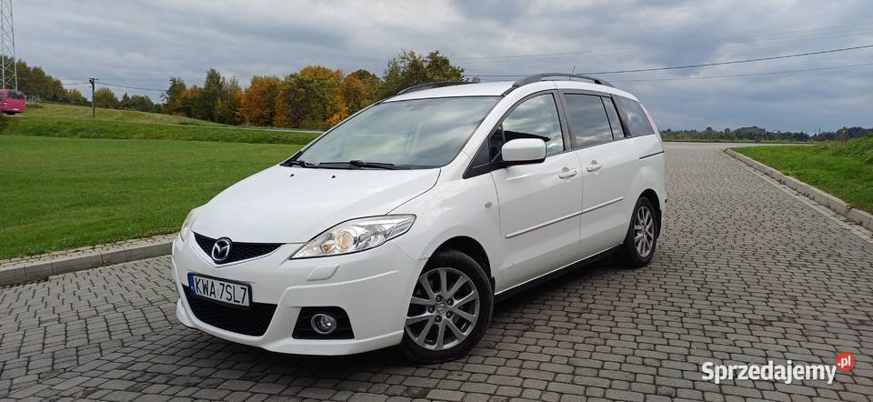 Mazda 5 20 143BEZWYPADEK7 osób wielofunkcyjna kierownica Wadowice