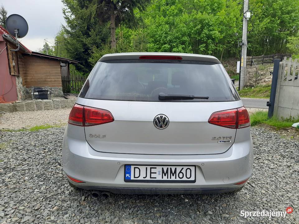 VW GOLF VII 2014 20 TDI 150 5 Drzwi Klima manualna Golf Jelenia Góra