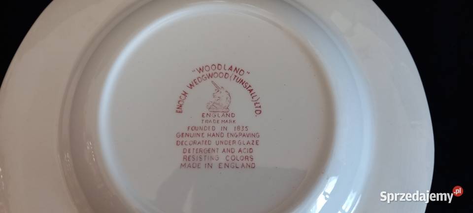 Talerz głęboki angielski Enoch Wedgwood Chełm