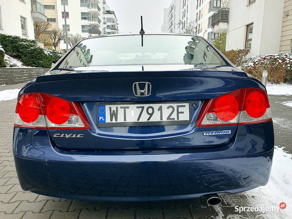 Honda Civic Sedan VIII 13 Hybryda LPG Nowa szary Warszawa