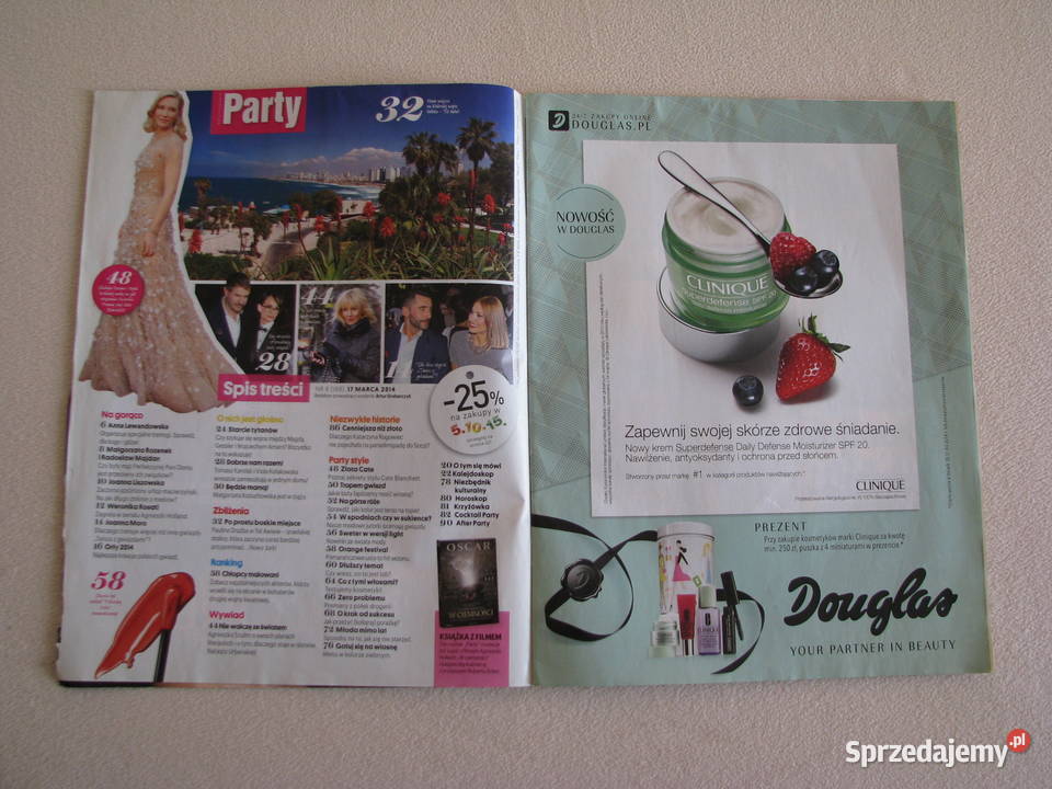 Party życie gwiazd 6 168 z 17 marca 2014 r Czasopisma małopolskie Brzegi sprzedam
