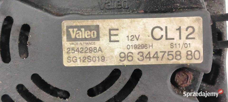ALTERNATOR RENAULT ESPACE III 9634475880