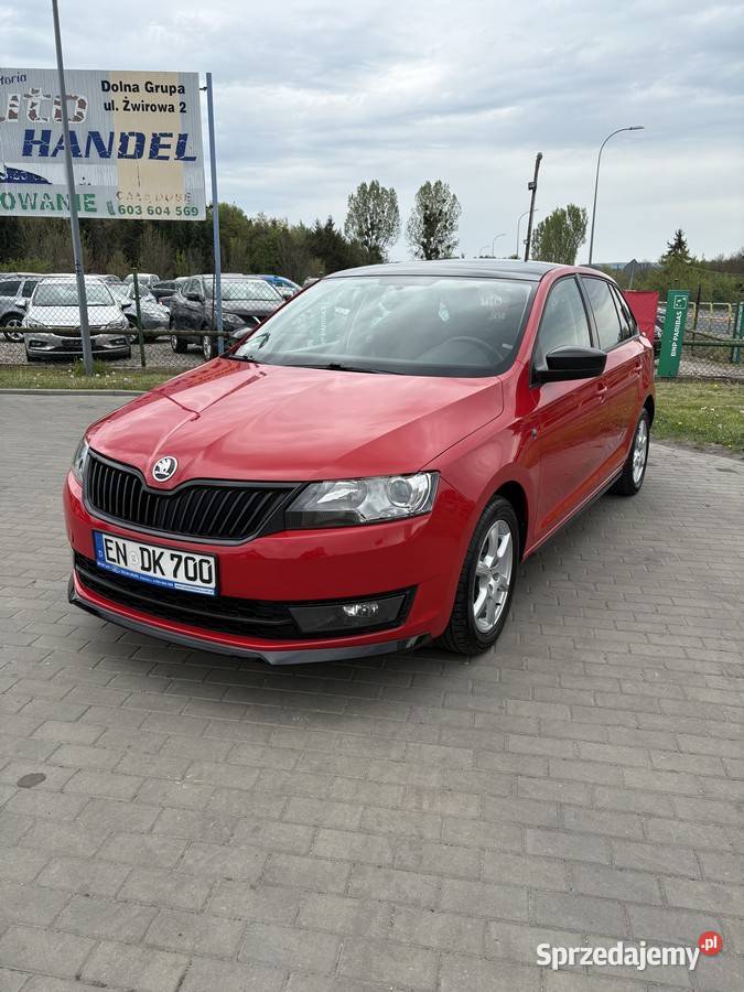 koda Rapid Monte Carlo 12 TSI 105 Panorama immobilizer Dolna Grupa sprzedam