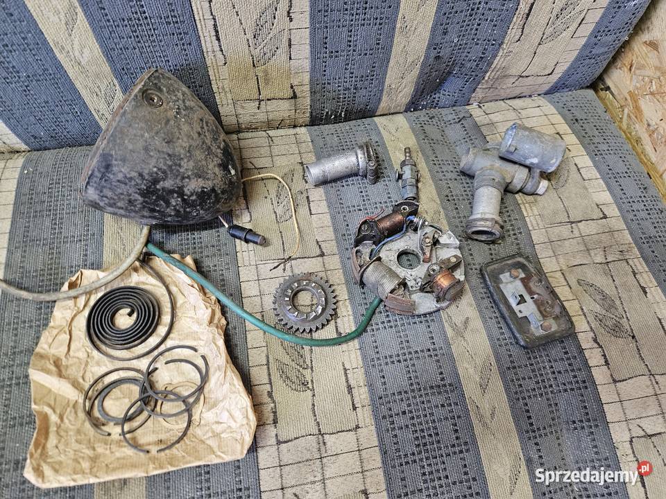 Części Wsk 125 wfm Lampa Iskrownik kranik Kłodawa