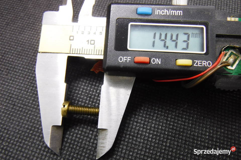 M4 x 14mm śruba mosiężna metryczna gwint 07 z mazowieckie Otwock