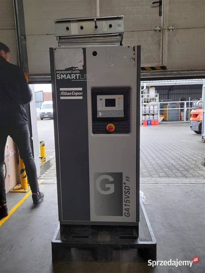 Sprężarka ATLAS COPCO GA15VSDFF PLUS 15kW Kompresory Wilków