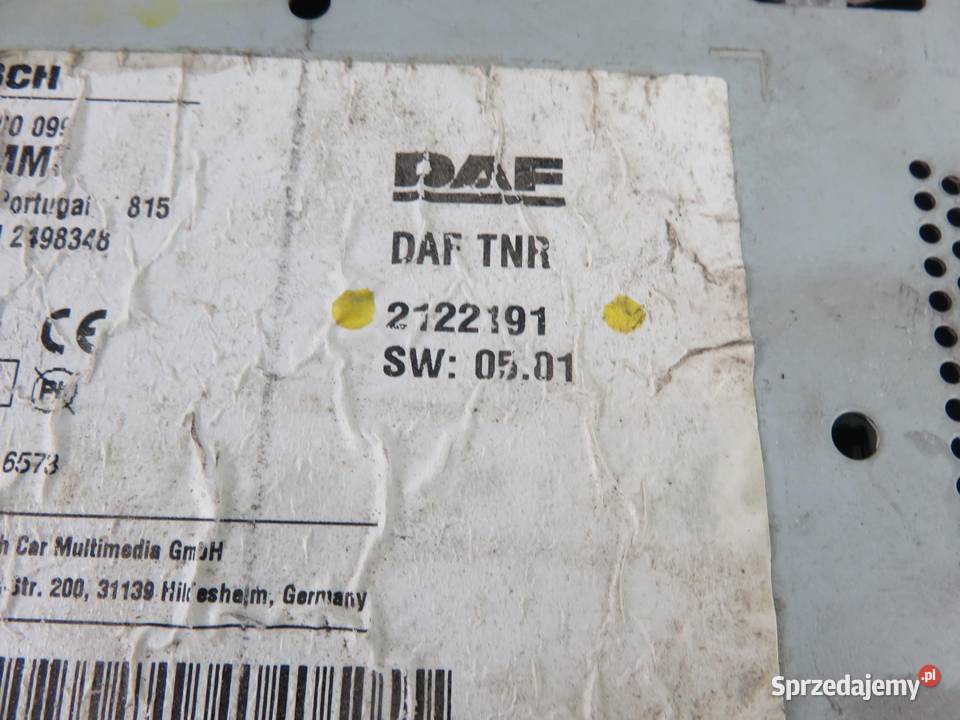 RADIO DAF CF 2122191