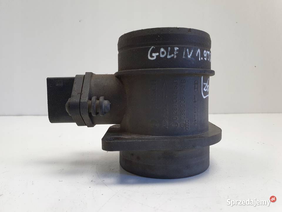 VW Golf IV 19 TDI PRZEPŁYWOMIERZ POWIETRZA Części samochodowe