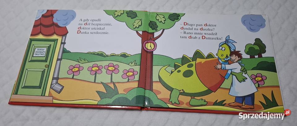 ABC Uczę się D dinozaur Strzałkowska Hachette Czeladź sprzedam