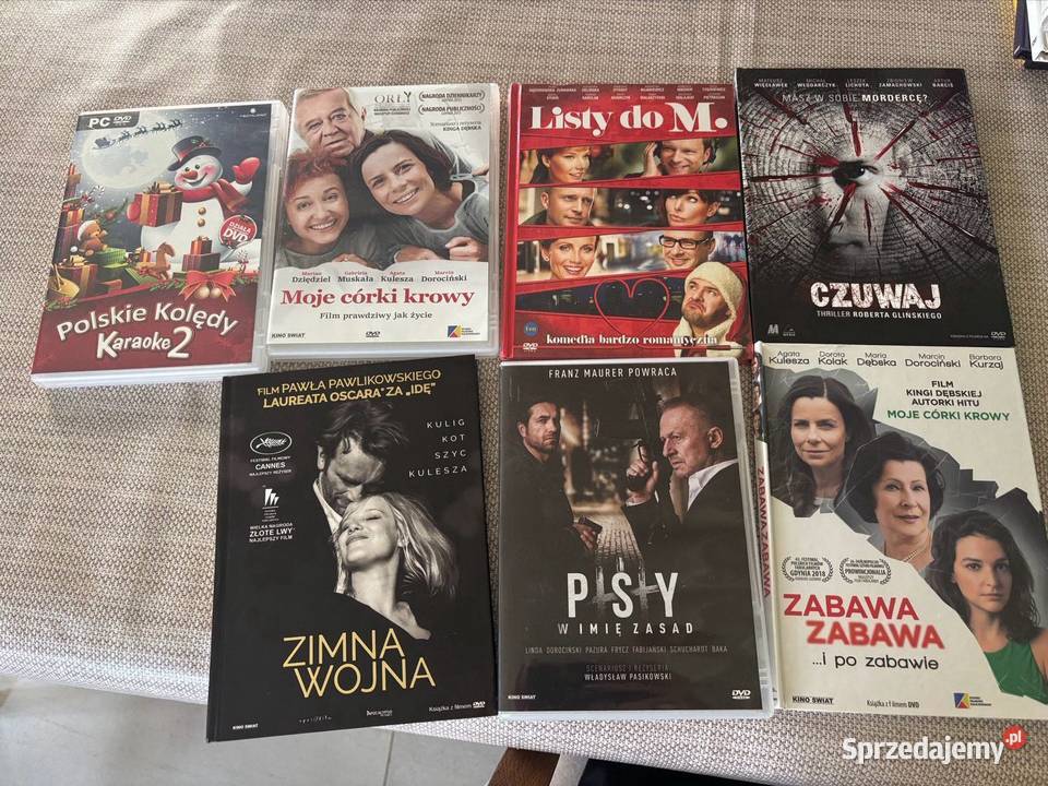 Zestaw filmów DVD Polskie Kino Zimna Wojna Psy Pozostałe Katowice