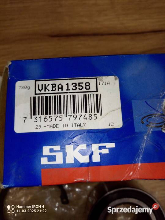 Zestaw łożyska koła piasty przód SKF VKBA1358 Giżycko sprzedam