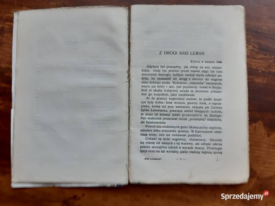 Smrek Józef Lemanem Lwów 1910 Poznań