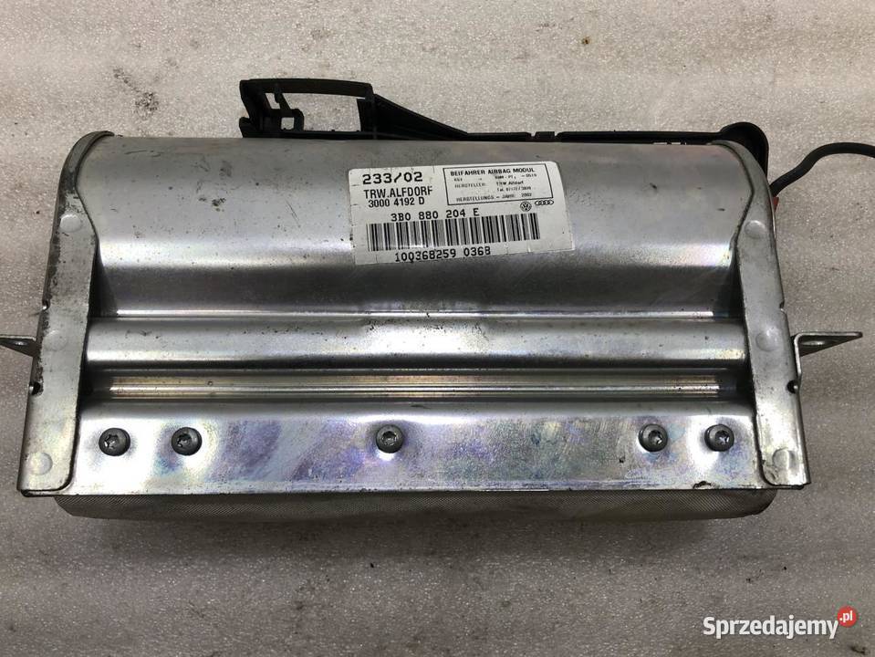AIRBAG PASAŻERA VOLKSWAGEN PASSAT B5 3B0880204 Poduszki powietrzne