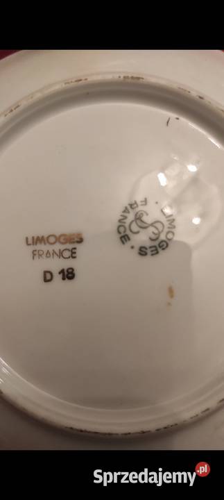 PORCELAINE DE LIMOGES FRANCE Romantyczne scenki Pabianice