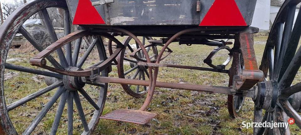 Bryczka wagoneta ciekawy egzemplarz Krzczonów-Wójtowstwo