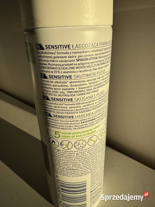 Nivea Men Sensitive zestaw Pianka do golenia żel wielkopolskie Poznań