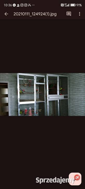 Klatki woliery aluminiowe