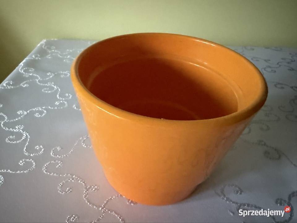 Donica Pomarańczowa Ceramiczna Dekoracyjna i Donice Donice Czerwionka-Leszczyny