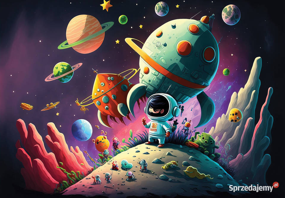 Tapeta fototapeta kosmos planety dzieci 14615VE Fototapety Leszno sprzedam