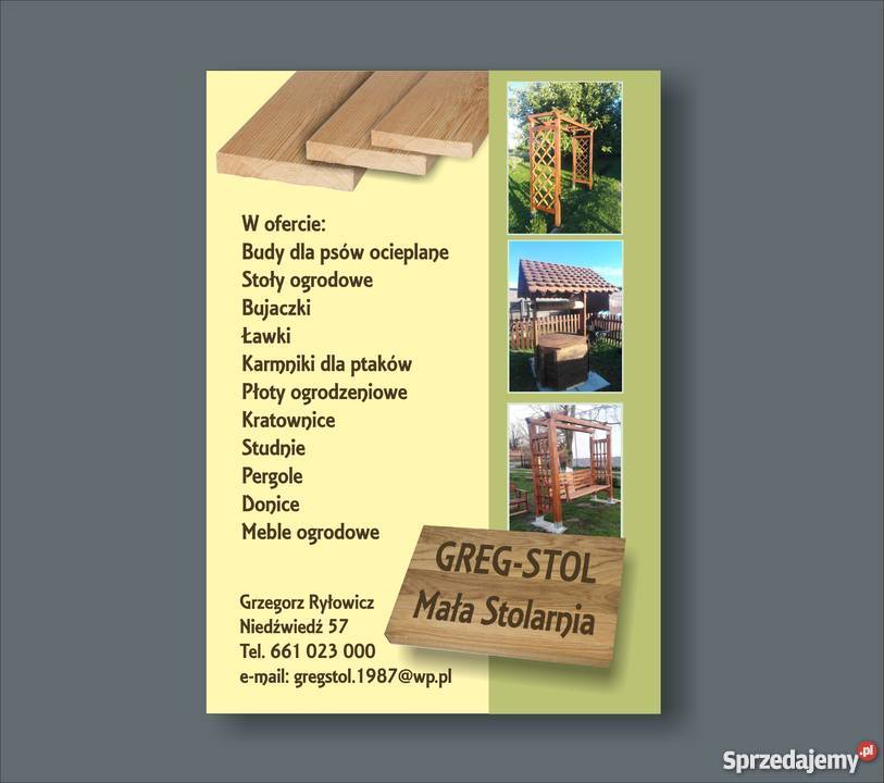 Płotki drewniane kujawsko-pomorskie Wąbrzeźno