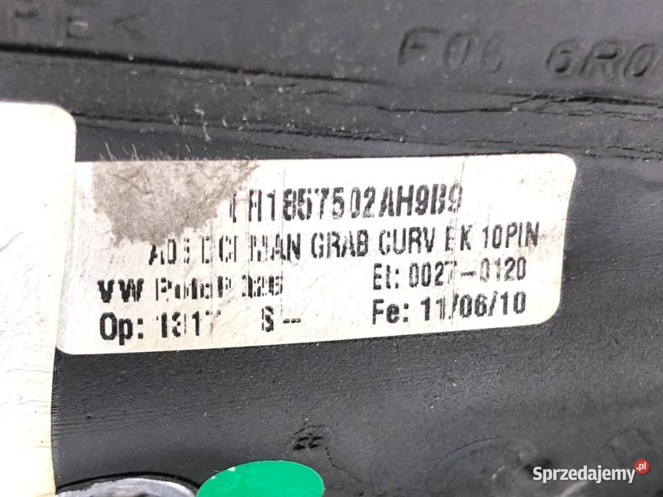 LUSTERKO PRAWY VW POLO V Hatchback czarny Preto