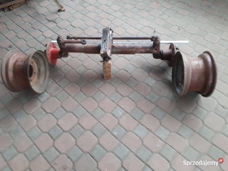 Oś skrętna z felgami Sędziszów Małopolski sprzedam