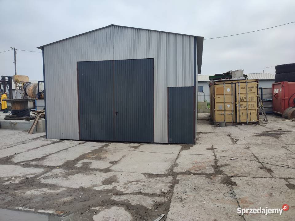 Garaż Blaszany Wysoka OtwartaWiata Hala Garaże 42m2 małopolskie Tarnów